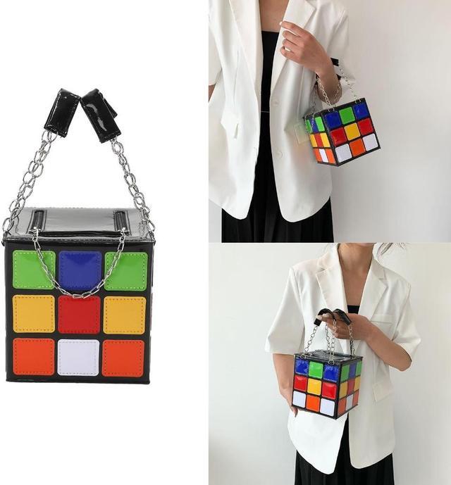 Rubik's cube purse hot sale