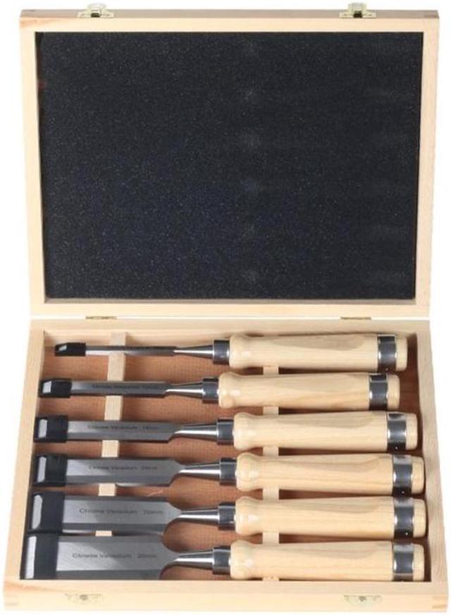Reliable Woodworking Chisels 6Pcs Set in Wooden Presentation Box