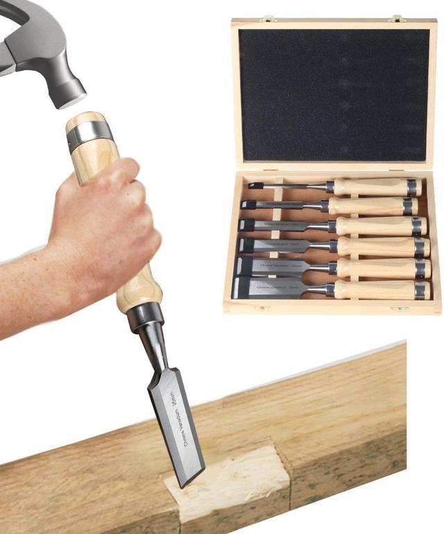 Reliable Woodworking Chisels 6Pcs Set in Wooden Presentation Box 