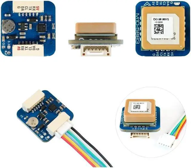 Alt view image 4 of 7 - M10Q-5883 Module Global Positioning System GNSS Compass QMC5883L with 20cm Cable