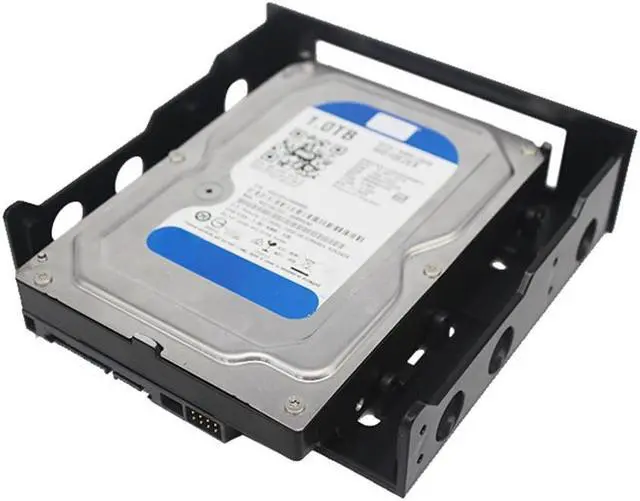 Alt view image 3 of 7 - 3.5" to 5.25" Floppy to Optical Drive Bay Mounting Bracket Front Panel for Desktop PC Hard Disk Drive Bracket