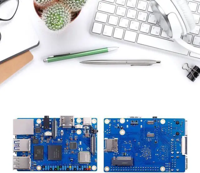 Alt view image 2 of 7 - Single Board Computer Motherboards Control Board for Orange Pi 3B Computer