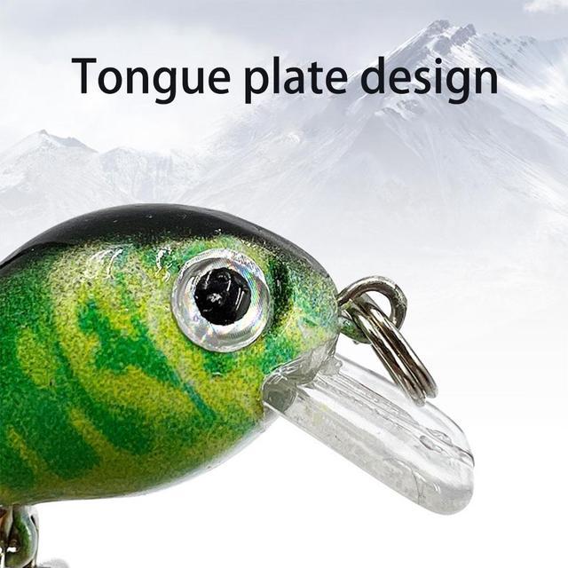 280mm 1.1In Crankbait Bionic Fishing Lures 1.5g Floating Swimbait Wobbler Hard  Baits for Bass Trout Freshwater Saltwater 