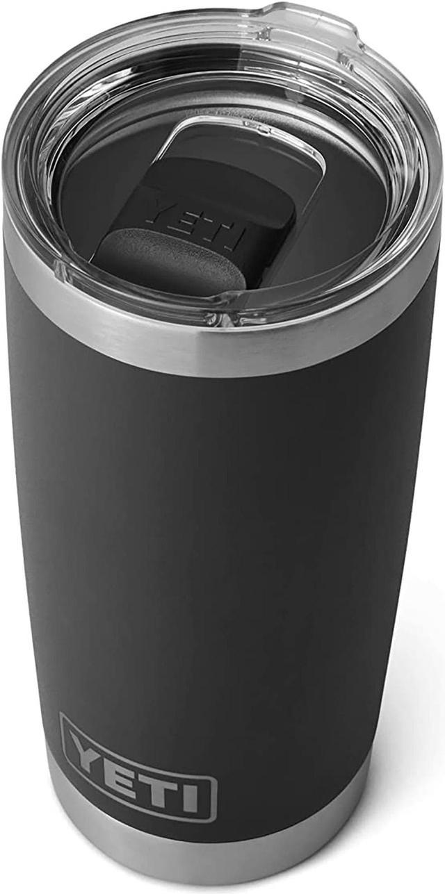  YETI Rambler 20 oz Tumbler, Stainless Steel, Vacuum Insulated  with MagSlider Lid, Black : Home & Kitchen