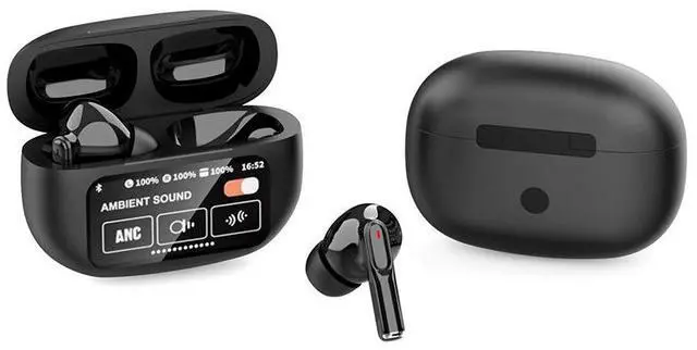 Alt view image 6 of 6 - YuanCheng A9pro Wireless Color Screen Touch Bluetooth Earphones