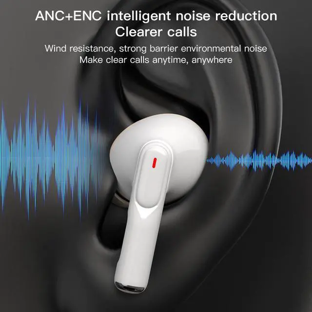Alt view image 4 of 6 - YuanCheng A9pro Wireless Color Screen Touch Bluetooth Earphones