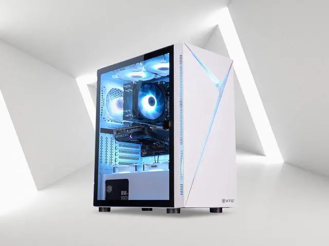 Alt view image 6 of 7 - VTG Gaming PC Desktop Intel Core i5 13th Gen 13490F (Beat13400F) 16GB DDR4 1TB SSD , NVIDIA RTX 4060Ti, 650W PSU,  Windows 11 Home 64-bit,Gaming PC With Free Gaming Keyboard and Mouse