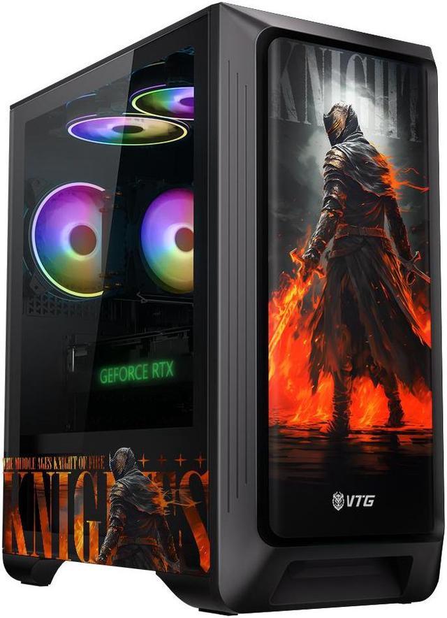 VTG Gaming PC Desktop Ryzen5 7600 (6 Core up to 5.1GHz 5nm),AMD RX 6750 XT  12G, 1TB NVME SSD, 32GB DDR5 RAM , 650 PSU Wi-Fi, Windows 11 Home 64-bit