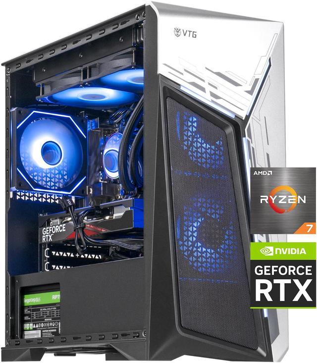 VTG Gaming PC Desktop Ryzen7 5700X (8 Core up to 4.6GHz 7nm) 32GB DDR4 ,  1TB SSD NVMe , NVIDIA RTX4060 , 240 Liquid Cooler ,650W PSU, Wi-Fi, Windows  11 Home 64-bit,gaming pc - Newegg.com