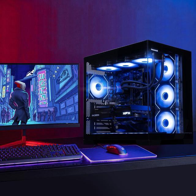 Alt view image 8 of 7 - VTG Gaming Desktop PC , Ryzen5 9600X, Radeon RX 9060XT 16G ,MSI B650M 32GB DDR5 1TB NVMe SSD, 650W GOLD PSU, Wi-Fi,360 Liquid Cooler,ARGB Fans , Windows 11 Home 64-bit ,Prebuilt Gaming Pc New computer