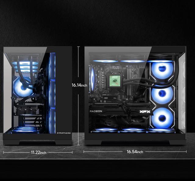 Alt view image 6 of 7 - VTG Gaming Desktop PC , Ryzen5 9600X, Radeon RX 9060XT 16G ,MSI B650M 32GB DDR5 1TB NVMe SSD, 650W GOLD PSU, Wi-Fi,360 Liquid Cooler,ARGB Fans , Windows 11 Home 64-bit ,Prebuilt Gaming Pc New computer