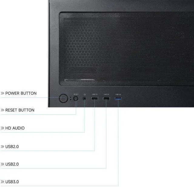 Alt view image 3 of 3 - VTG Gaming PC Ryzen7 9700X (up to 5.5GHz),Radeon RX 7700 XT 12G, 1TB NVME SSD, 32GB DDR5 RAM , 800W GOLD PSU 11AC Wi-Fi, Windows 11 Home 64-bit Gaming desktop
