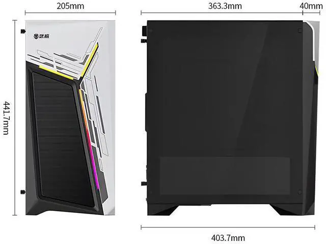 Alt view image 4 of 4 - VTG Gaming PC Desktop Ryzen5 7500F ,AMD RX 6650XT 8G, 1TB NVME SSD, 32GB DDR5 RAM , 650 PSU , Windows 11 Home 64-bit