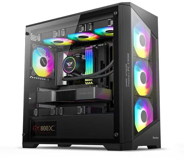 Main image of VTG Gaming PC Desktop Ryzen5 7600 (6 Core up to 5.1GHz 5nm),AMD RX 6750 XT 12G, 1TB NVME SSD, 32GB DDR5 RAM , 650 PSU Wi-Fi, Windows 11 Home 64-bit