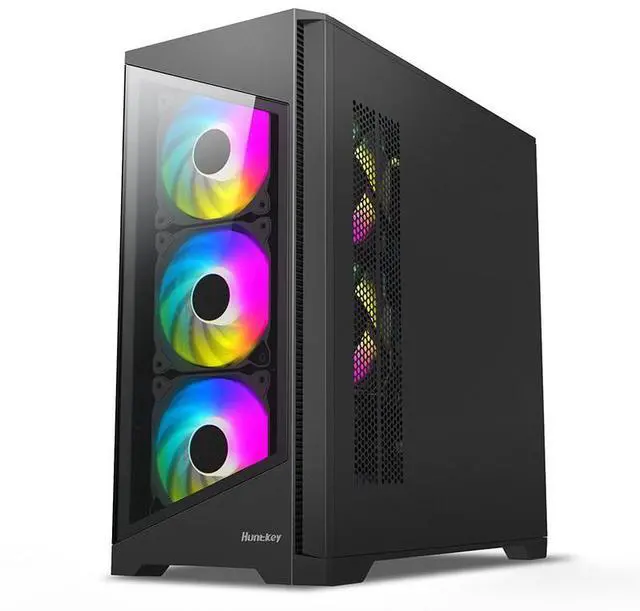 Alt view image 2 of 6 - VTG Gaming PC Desktop Ryzen5 7600 (6 Core up to 5.1GHz 5nm),AMD RX 6750 XT 12G, 1TB NVME SSD, 32GB DDR5 RAM , 650 PSU Wi-Fi, Windows 11 Home 64-bit