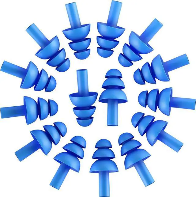 Main image of 100 Pairs of Soft Silicone Reusable Washable Ear Plugs for Sleeping Swimming Noise Hearing Protection Earplugs Music Concerts Construction Shooting Hunting Motor Sports