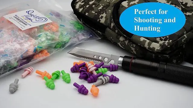 Alt view image 6 of 6 - 100 Pairs of Soft Ear Plugs Silicone Reusable Washable for Adults 28dB for Sleeping Snoring Swimming Noise Hearing Protection Earplugs