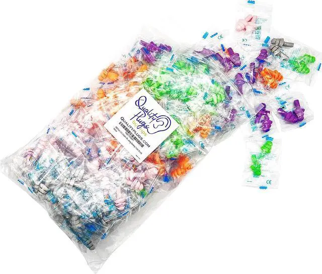 Main image of 100 Pairs of Soft Ear Plugs Silicone Reusable Washable for Adults 28dB for Sleeping Snoring Swimming Noise Hearing Protection Earplugs