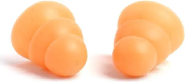 Main image of 10 Pairs of Replacement Pods for Banded Ear Plugs Soft Silicone Reusable Washable Earplugs NRR: 29dB