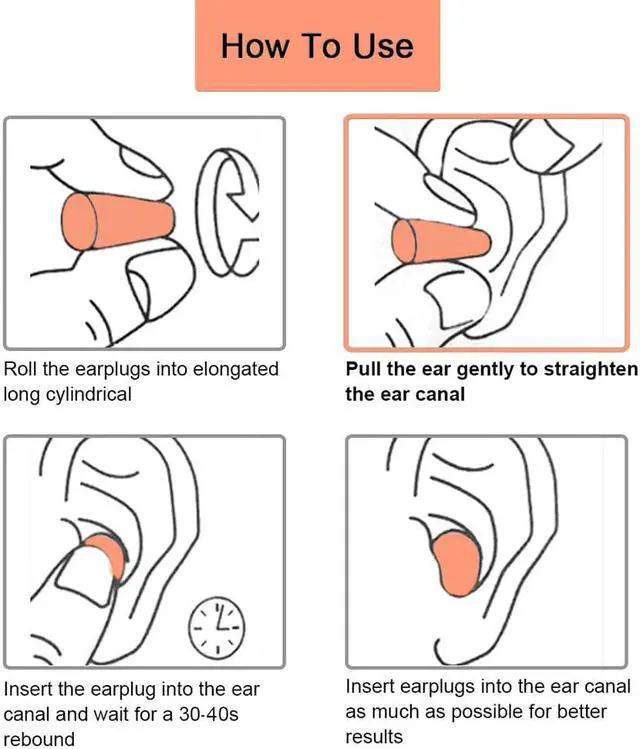 Alt view image 5 of 5 - 200 Pairs of Quality Foam Earplugs - 32dB Noise Cancelling Sound Blocking Calmer Soft High Decibel Ear Plugs for Sleeping Travel Loud Music Concert Shooting Work Construction Safety Hearing Protection