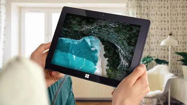 Alt view image 5 of 6 - Fusion5 10" Windows 11 FWIN232 Plus N4120 Ultra Slim Windows Tablet PC - Windows 11, 8GB RAM, USB 3.0, Micro HDMI, Intel Quad-Core CPU, IPS HD Display, 5MP & 2MP Cameras, Bluetooth (128GB)