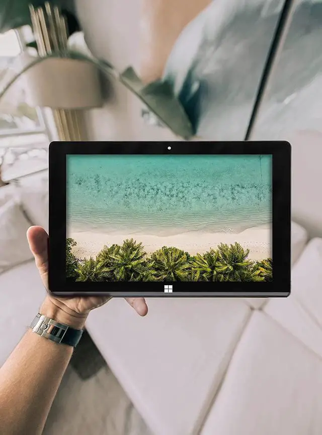Alt view image 6 of 6 - Fusion5 10" Windows 11 FWIN232 Plus N4120 Ultra Slim Windows Tablet PC - Windows 11, 8GB RAM, USB 3.0, Micro HDMI, Intel Quad-Core CPU, IPS HD Display, 5MP & 2MP Cameras, Bluetooth (128GB)