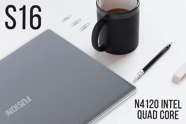 Alt view image 6 of 7 - 17.3" S16 Full HD Windows 11 Home Slim n Light Laptop - 128GB Storage, 4GB RAM, N4120 Intel Quad-Core CPU, Full HD IPS, Dedicated Num-Pad, 5GHz Dual-Band WiFi, USB 3.0, Expandable Storage (128GB)