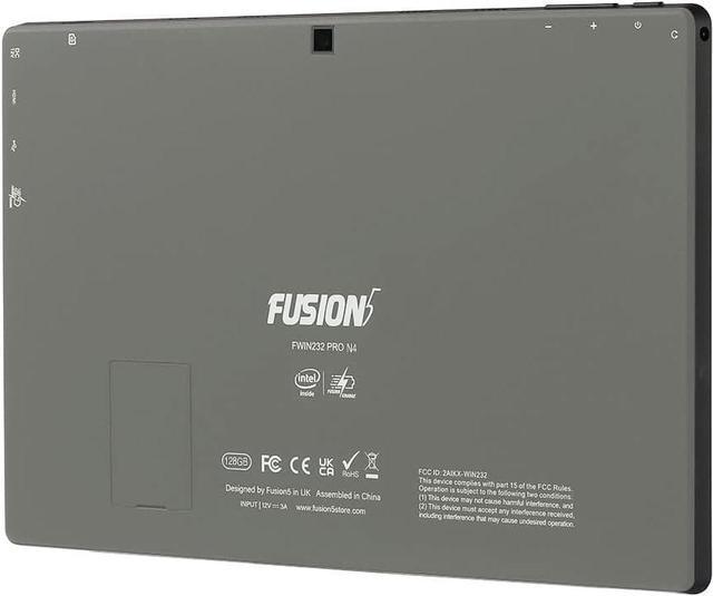 Fusion5 10 Windows 11 Pro FWIN232 Plus S1 Ultra Slim Windows Tablet PC -  (4GB RAM, USB 3.0, Micro HDMI, Intel Quad-Core CPU, IPS HD Display, 5MP and