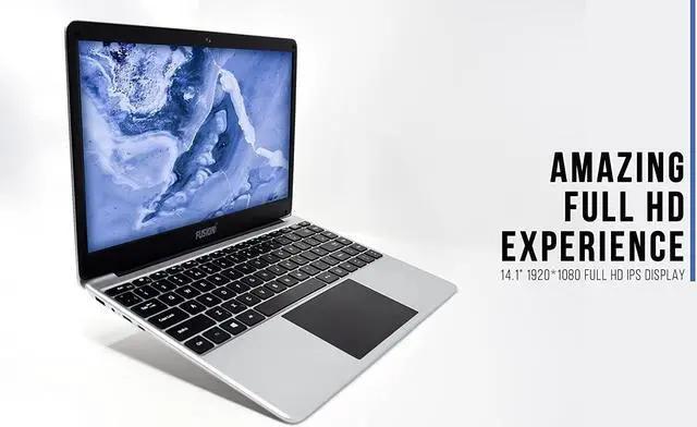 Alt view image 3 of 7 - Fusion5 14.1" Full HD Windows 11 Laptop - 128GB Storage, 4GB RAM, T90B+ Pro Model Lapbook, N4120 Intel Quad Core CPU, 5GHz WiFi (Dual-Band WiFi) 2X WiFi speeds, USB 3.0, Supports M.2 SATA SSD (128GB)