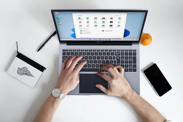 Alt view image 6 of 6 - 17.3" S16 Full HD Windows 11 Home Slim n Light Laptop - 512GB M.2 SSD Storage, 8GB RAM, N4120 Intel Quad-Core, Full HD IPS Display, 5GHz Dual-Band WiFi, USB 3.0, Expandable Storage, 17 Inch (512GB)