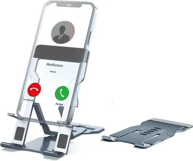 Main image of AISIERONE Phone Stands for Desk, Portable Tablet Stand, Aluminum Cell Phone Stand for All Smartphone, Welcome to consult