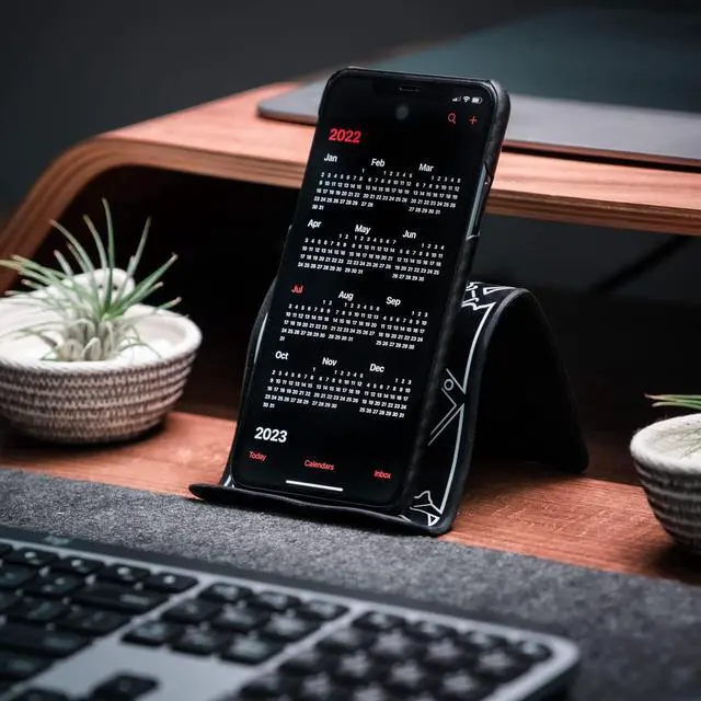 Alt view image 4 of 6 - Airplane Travel Essentials for Flying Flex Flap Cell Phone Holder & Flexible Tablet Stand for Desk, Bed, Treadmill, Home & In-Flight Airplane Travel Accessories - Travel Must Haves Cool Gadgets (Pro)