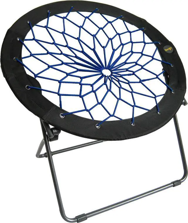 Main image of Zenithen Limited Foldable Bunjo Bungee Chair for Dorms, Living Rooms, Bedrooms, Camping, Gaming & Lounging, Indigo (Pack of 1)
