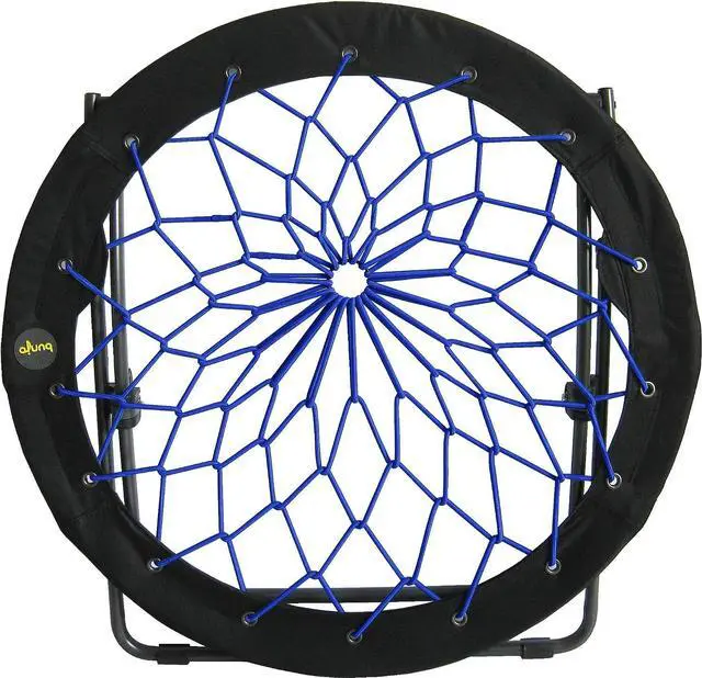 Alt view image 3 of 6 - Zenithen Limited Foldable Bunjo Bungee Chair for Dorms, Living Rooms, Bedrooms, Camping, Gaming & Lounging, Indigo (Pack of 1)