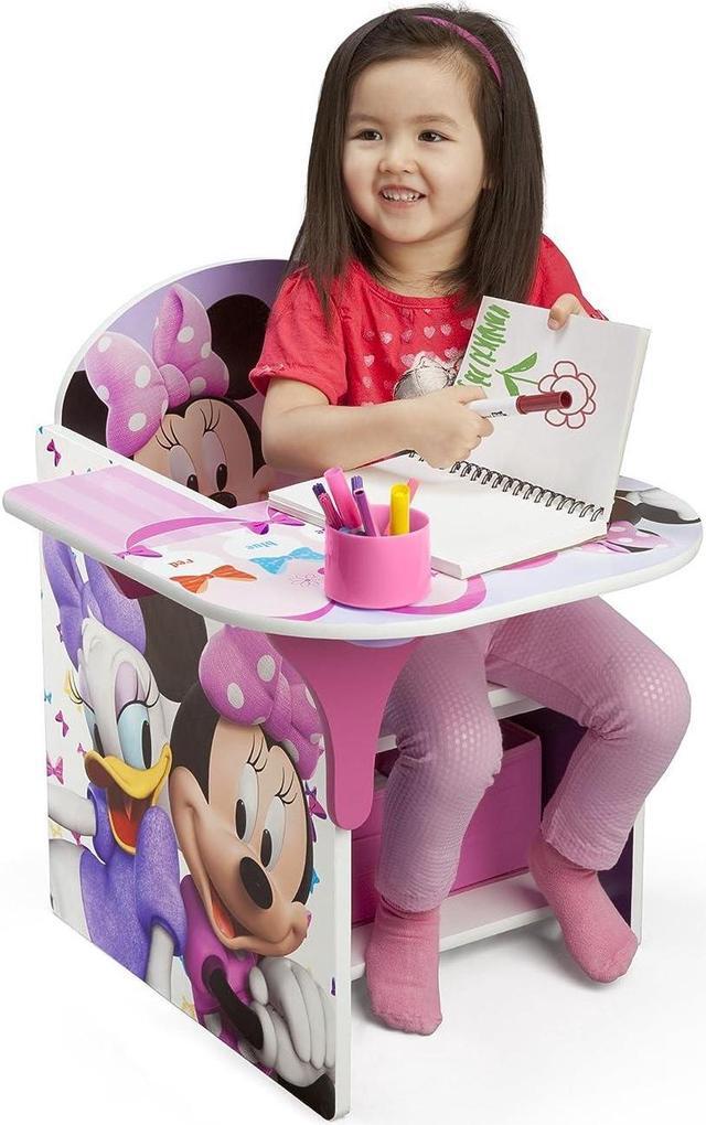 Alt view image 4 of 7 - Delta Children Chair Desk With Storage Bin, Disney Minnie Mouse
