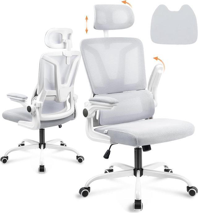 Ergonomic mesh office chair with adjustable lumbar support for comfort
