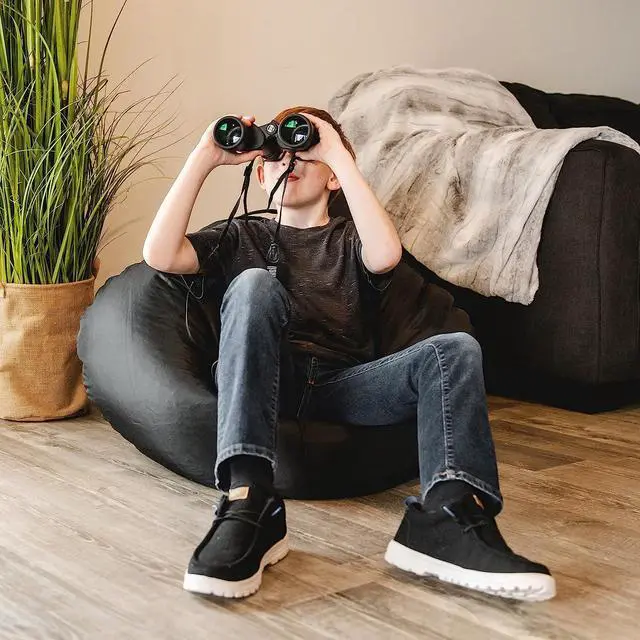 Alt view image 2 of 6 - Big Joe Classic Bean Bag Chair, Black Smartmax, Durable Polyester Nylon Blend, 2 feet Round, Welcome to consult