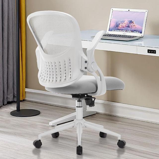 Grey comfy office online chair