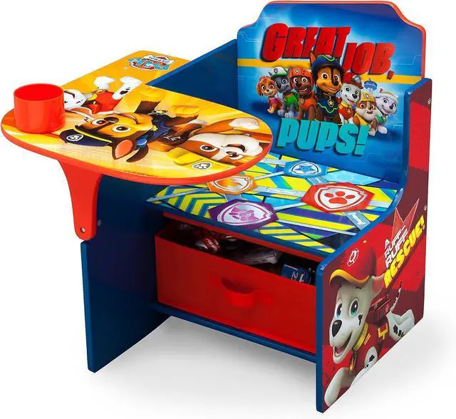 Alt view image 3 of 7 - Delta Children Chair Desk With Storage Bin, Nick Jr. PAW Patrol
