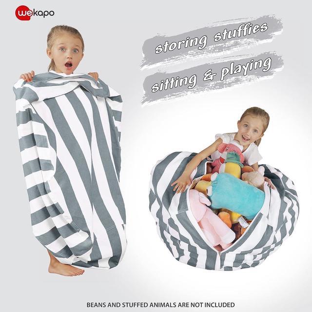 Wekapo stuffed animal storage bean online bag