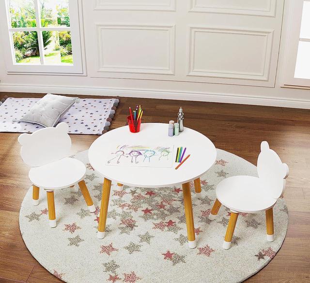 UTEX Kids 3 Piece Play Or Activity Table and Chair Set & Reviews