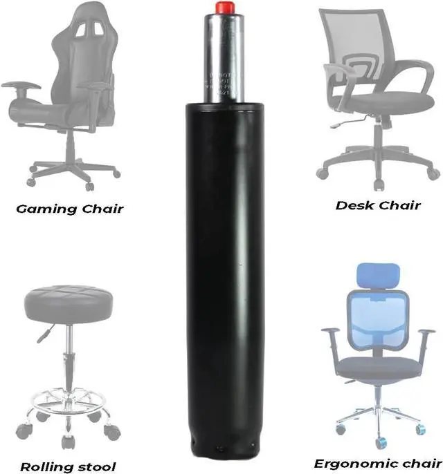 Alt view image 4 of 7 - maiwenn Office Chair Cylinder Replacement | Heavy Duty Best Class Chair Hydrolic (1000lbs)| Gas Cylinder for Office Chair, Gaming Chair, Computer Chair | 5.13" Length Extension, Welcome to consult