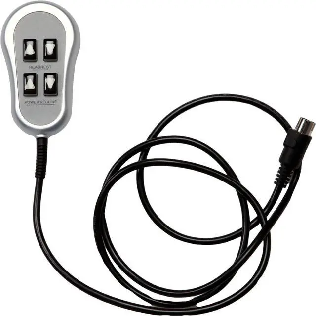 Replacement Lift Chair Remote Control - 4-Button, 5-Pin Plug With USB & Backlight (Okin Style)
