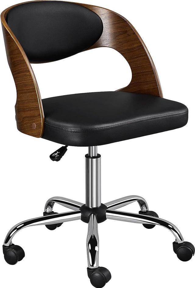 Yaheetech black desk discount chair