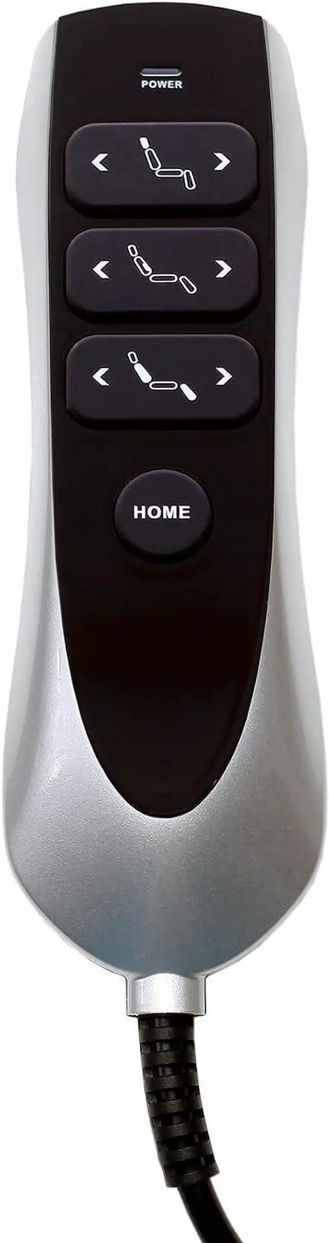 Alt view image 6 of 6 - Uetmulik 6 Button 7 Pin Prong Remote Hand Control Handset with USB for Lift Chairs Power Recliners, Welcome to consult