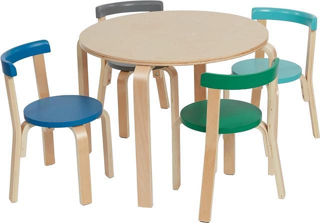 Ecr4kids bentwood table online and chairs