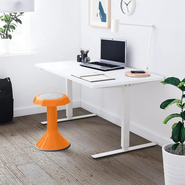 Alt view image 2 of 7 - ECR4Kids ACE Active Core Engagement Wobble Stool, 18-Inch Seat Height, Flexible Seating, Orange