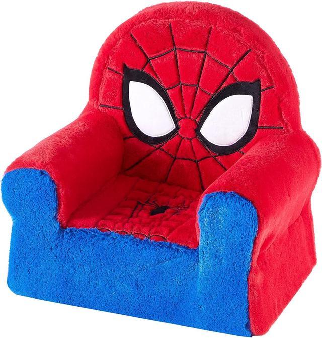 Idea Nuova Figural Plush Foam Chair for Kids Spiderman 13D x 17W