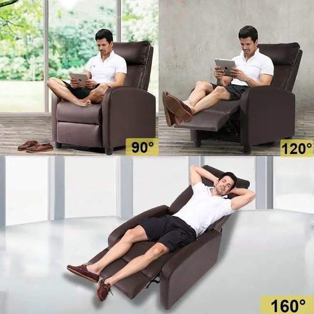 Alt view image 2 of 7 - BestMassage Recliner Chair for Living Room Recliner Sofa Wingback Chair Home Theater Seating Single Sofa Arm Chair Accent Chair Modern Reclining Chair Easy Lounge, Welcome to consult