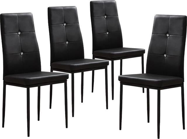 High back dining chairs set of 4 hot sale